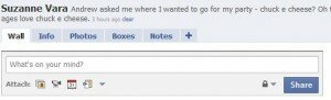Facebook privacy drop down menu