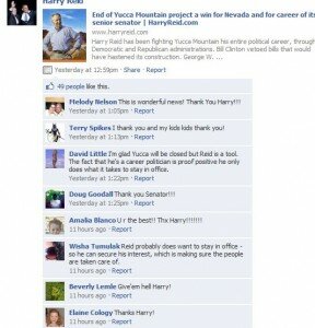 Harry Reid Facebook