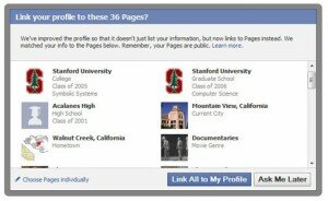 Facebook Like to Link