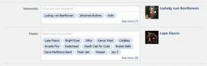 Facebook Likes and Interests