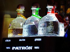 bottles of patron