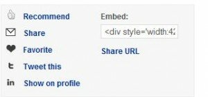 LinkedIn Video menu of sorts