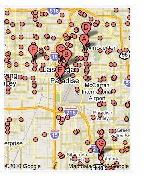 google places search map