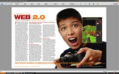 Promote print magazine using social media