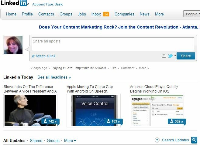 LinkedIn Today on Profiles