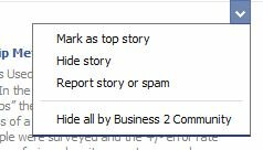 hide business page news story
